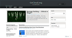Desktop Screenshot of gocloud.org